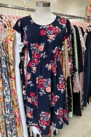 Blue Sage Fall Dress - Just Believe Boutique