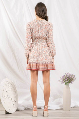 BOHO BORDER DRESS - Just Believe Boutique