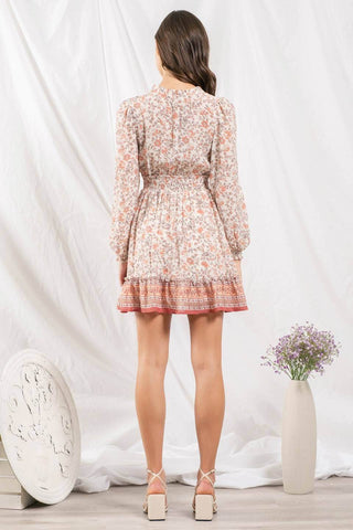 BOHO BORDER DRESS - Just Believe Boutique