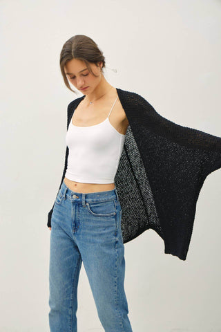 BREEZY YARN KNIT CARDIGAN - Just Believe Boutique