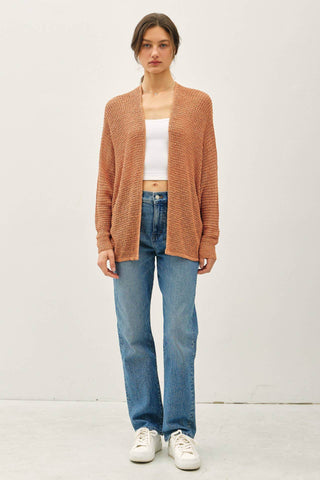 BREEZY YARN KNIT CARDIGAN - Just Believe Boutique