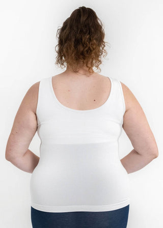 Built-In-Bra Tank - Curvy Fit: Toffee - Just Believe Boutique