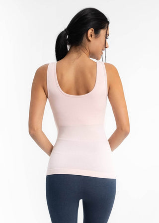 Built - In - Bra Tank: Smoke Green - Just Believe Boutique