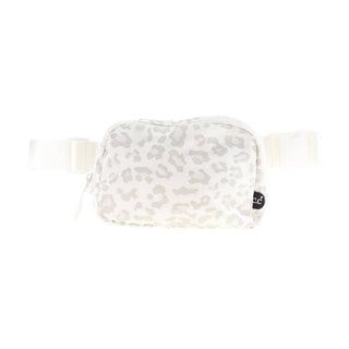 Leopard Patterned C.C Belt Bag