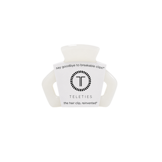 TELETIES - Open Coconut White | Petite | Hair Clip