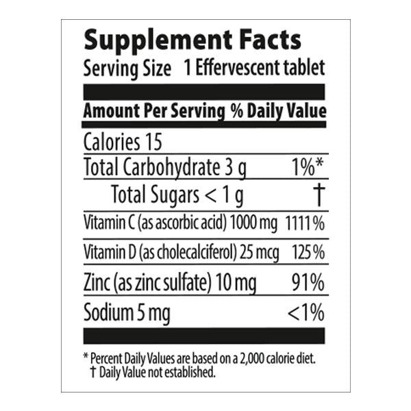Nutriplus - Vitamin C Effervescent Tablets