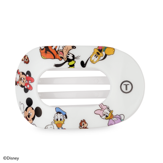 TELETIES - Flat Round Hair Clip | Large | Mickey and Friends
