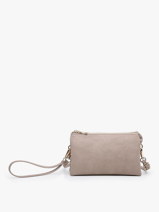 Jen & Co. - Riley Monogrammable 3 Compartment Crossbody/Wristlet | M013