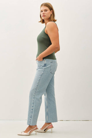 PLUS BASIC FULL LENGTH V-NECK TANK