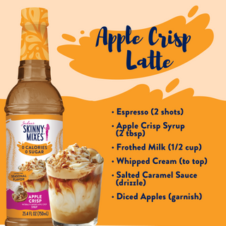 Jordan's Skinny Mixes Sugar Free Apple Crisp Syrup