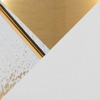 LumiSource Geo Rain Glass Table Lamp Set in Gold