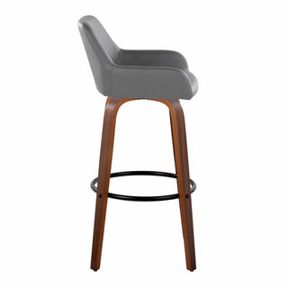 LumiSource and Grandview Gallery - Daniella 30" Fixed-Height Barstool - Set of 2