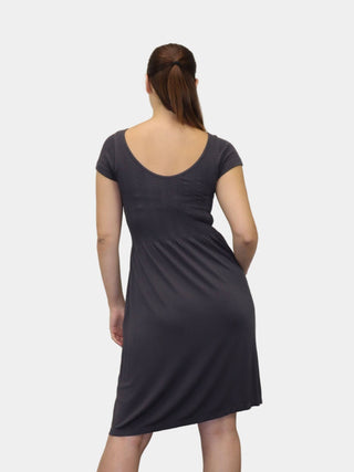 Knee Length Cap Sleeve Dress