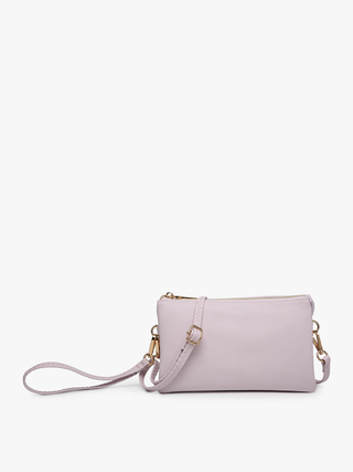 Jen & Co. - Riley Monogrammable 3 Compartment Crossbody/Wristlet | M013