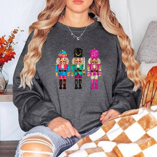 Nutcracker Faux Sequin Effect Sweatshirt