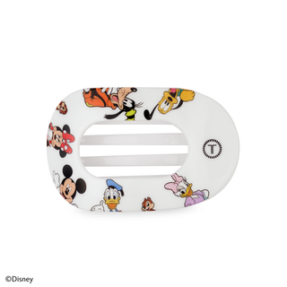 TELETIES - Flat Round Hair Clip | Medium | Mickey and Friends