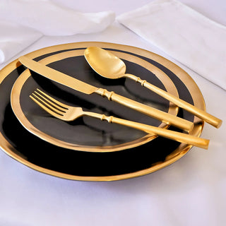Godinger - Regal Gold 18/10 Stainless Steel 20 Piece Flatware Set