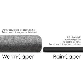 RainCaper - WarmCaper - Warm Camel & Black Reversible Rain Cape
