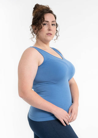 Reversible Tank - Curvy Fit: Toffee