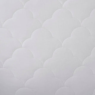 Olliix Cotton Percale Quilted Mattress Pad