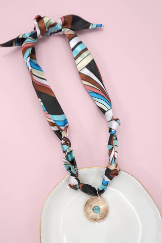HANDMADE SCARF CHARM NECKLACE | 80N91790