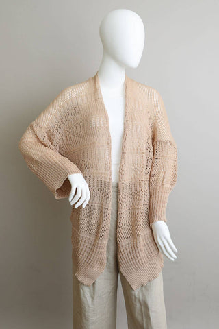 Knit Cardigan Rust