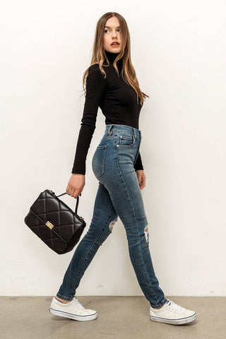 Harp Quilted Crossbody – Twist Lock Bag | EH2244