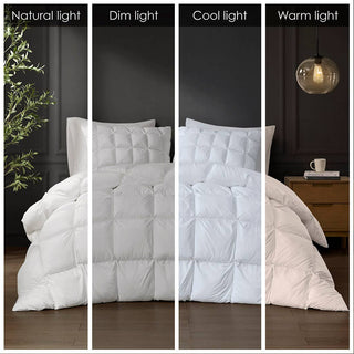 Olliix - Puffed Overfilled Down Alternative Comforter, Duvet Insert