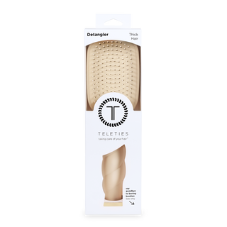 TELETIES Detangler Brush for Thick Hair in Tan