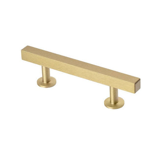 Industry Hardware - Lew's Square Bar Cabinet Knobs and Handles in Brushed Brass