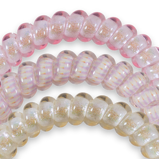 TELETIES - Spiral Hair Coils | Small | Meadow Mist