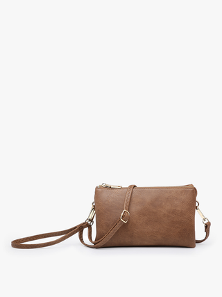 Jen & Co. - Riley Monogrammable 3 Compartment Crossbody/Wristlet | M013