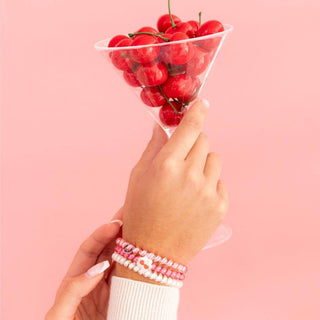 TELETIES Spiral Hair Coils - Small Cherry Bomb