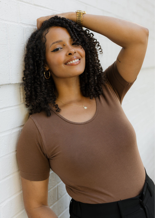 ELIETIAN - Short Sleeve Top - Curvy Fit