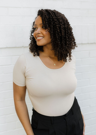 ELIETIAN - Short Sleeve Top - Curvy Fit