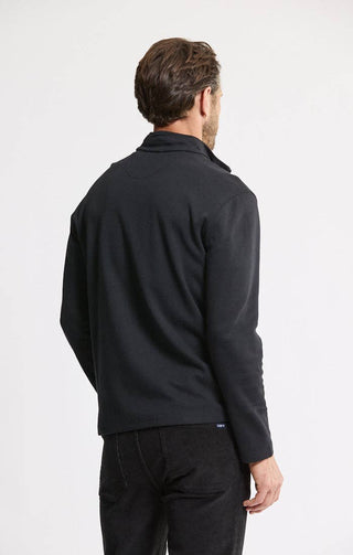 JACHS NY - Cotton Modal Blend Quarter Zip Pullover