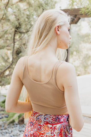 👗 Chic Sleeveless Brami - Perfect for Layering: Rust - Just Believe Boutique