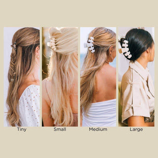 Classic Hair Clip | Med. | Jet Black - Just Believe Boutique