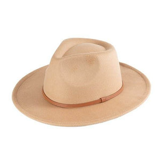 CLASSIC SUEDE FELT FEDORA HAT - Just Believe Boutique