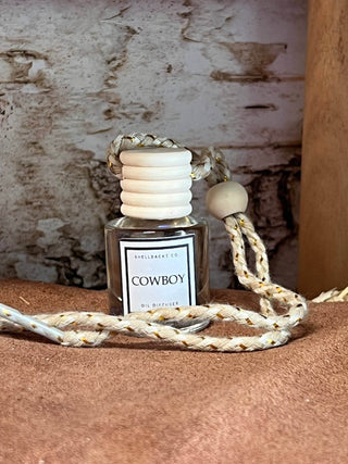 Cowboy Hanging Car Freshener Diffuser - Just Believe Boutique