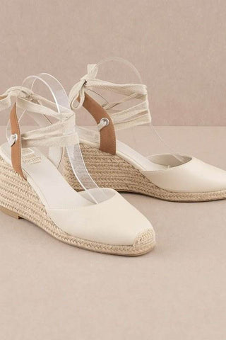 D-ALONDRA-ESPADRILLE, LACE UP, WEDGE - Just Believe Boutique