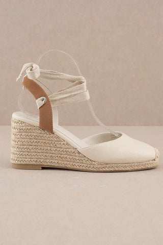 D-ALONDRA-ESPADRILLE, LACE UP, WEDGE - Just Believe Boutique