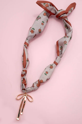 HANDMADE SCARF CHARM NECKLACE | 80N91790