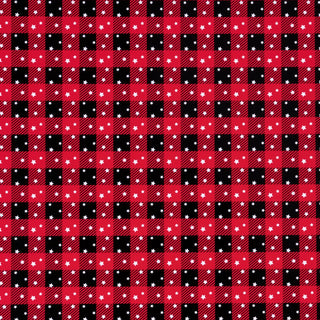 Christmas Wrapping Paper Roll - Red and Black Plaid