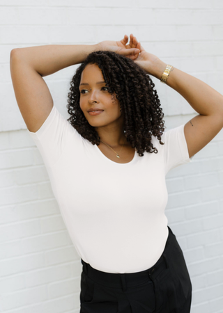 ELIETIAN - Short Sleeve Top - Curvy Fit