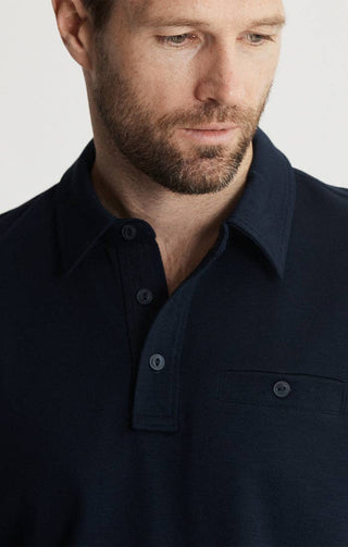 JACHS NY - Reverse Slub Polo