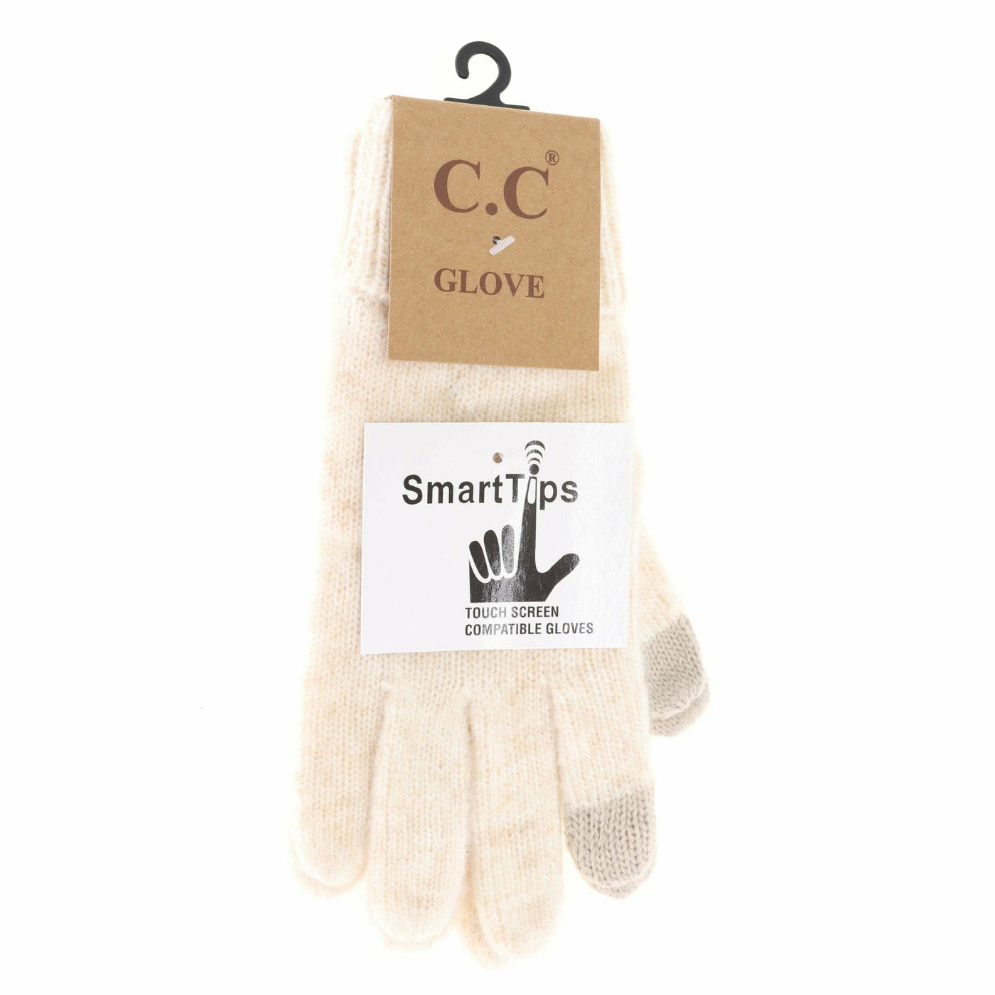 C.C - Soft Ribbed Knit Glove
