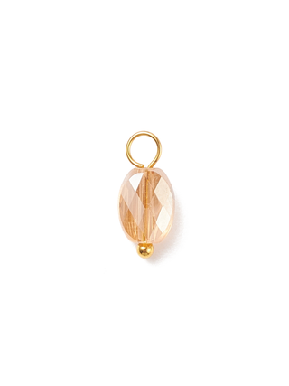 The Charm Bar Company - Gold Sea Glass Iridescent Glass Charms - Assorted