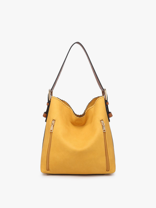 Jen & Co. - Alexa 2-in-1 Hobo Bag w/Dual Zip Compartments | M1816A