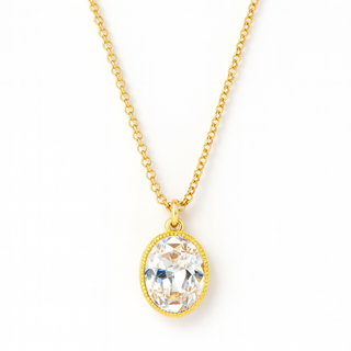 Radiant Vintage Sunburst Pendant Necklace
